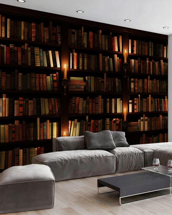 Carta da parati Libreria
